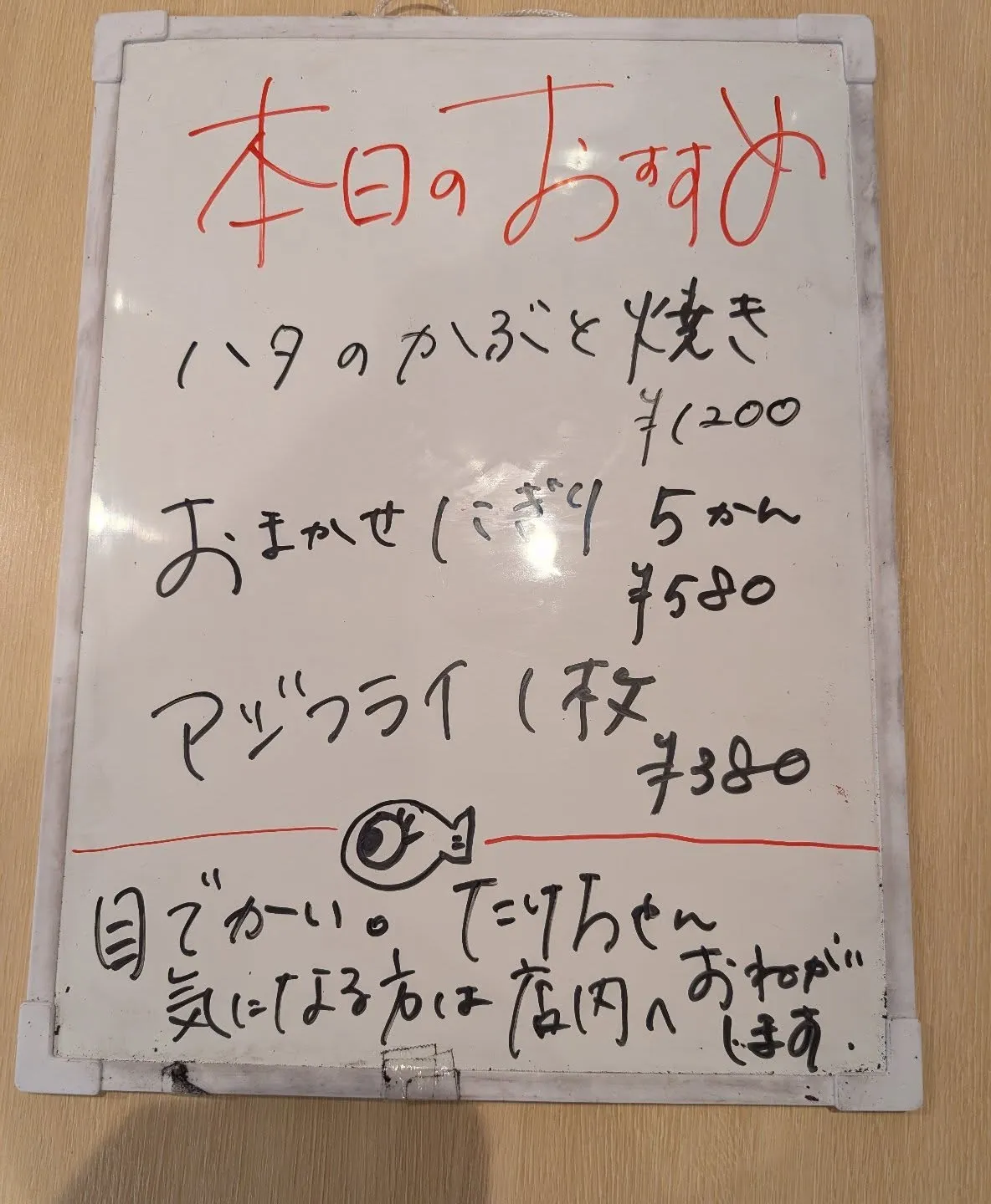 今日は、誰が書いたのか?